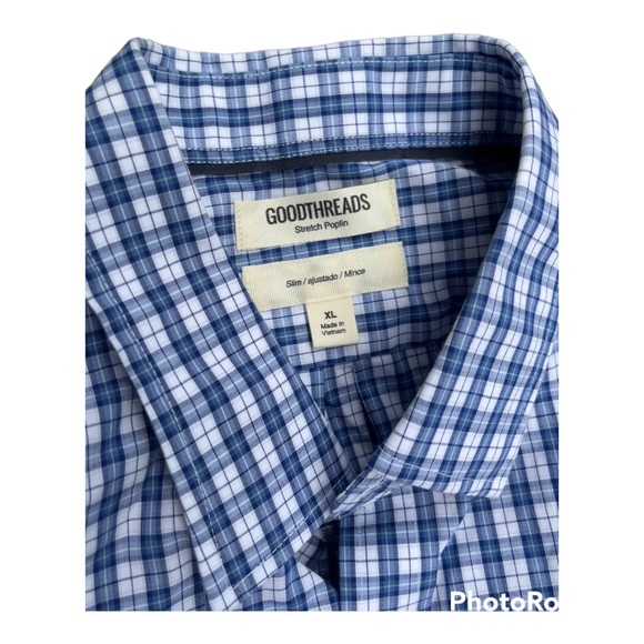 XL Slim fit button down shirt by Good Threads - Picture 2 of 9